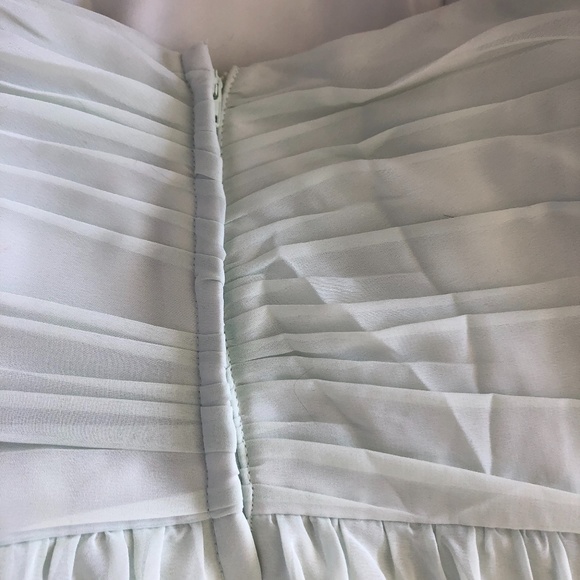 Alfred Angelo Mint Green Maxi Bridesmaid Women's Dress - Picture 13 of 15